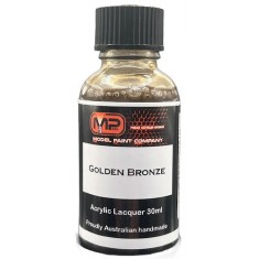 Acrylic Lacquer Paint - Golden Bronze (30ml)