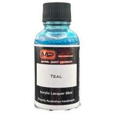 Acrylic Lacquer Paint - Teal (30ml)