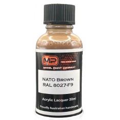 Acrylic Lacquer Paint - NATO Brown RAL 8027-F9 (30ml)