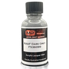Acrylic Lacquer Paint - RAAF Dark Grey FS36099 (30ml)
