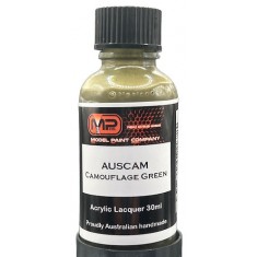 Acrylic Lacquer Paint - AUSCAM Camouflage Green (30ml)