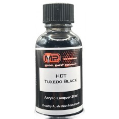 Acrylic Lacquer Paint - HDT Tuxedo Black (30ml)