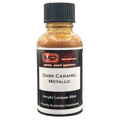 Acrylic Lacquer Paint - Dark Caramel Metallic (30ml)