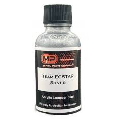 Acrylic Lacquer Paint - Team ECSTAR Silver (30ml)