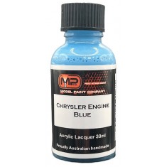 Acrylic Lacquer Paint - Chrysler Engine Blue (30ml)