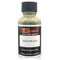 Acrylic Lacquer Paint - Olive Black (30ml)