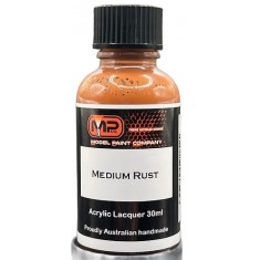 Acrylic Lacquer Paint - Medium Rust (30ml)