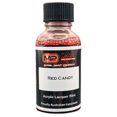 Acrylic Lacquer Paint - Red Candy (30ml)