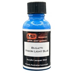 Acrylic Lacquer Paint - Bugatti Vision Light Blue (30ml)