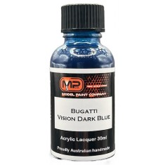 Acrylic Lacquer Paint - Bugatti Vision Dark Blue (30ml)