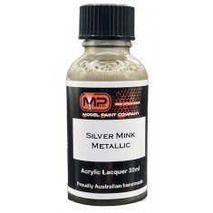 Acrylic Lacquer Paint - Silver Mink Metallic (30ml)