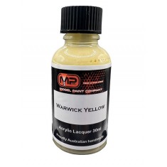 Acrylic Lacquer Paint - Warwick Yellow (30ml)