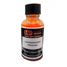 Acrylic Lacquer Paint - Jagermeister Orange (30ml)
