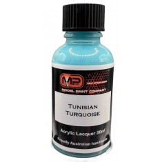 Acrylic Lacquer Paint - Tunisian Turquoise (30ml)