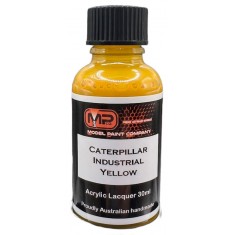 Acrylic Lacquer Paint - Caterpillar Industrial Yellow (30ml)