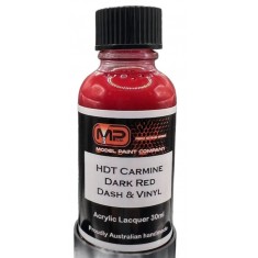 Acrylic Lacquer Paint - HDT Carmine Dark Red Dash & Vinyl (30ml)