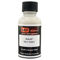 Acrylic Lacquer Paint - RAAF Sky Grey Flat (30ml)