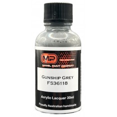 Acrylic Lacquer Paint - Gunship Grey FS36118 Flat (30ml)