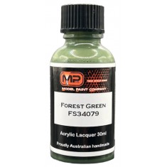 Acrylic Lacquer Paint - Forest Green FS34079 Matte (30ml)