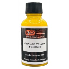 Acrylic Lacquer Paint - Orange Yellow FS33538 (30ml)