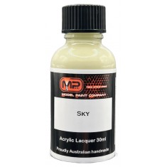 Acrylic Lacquer Paint - Sky Colour Flat (30ml)