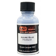 Acrylic Lacquer Paint - Azure Blue FS35231 Flat (30ml)