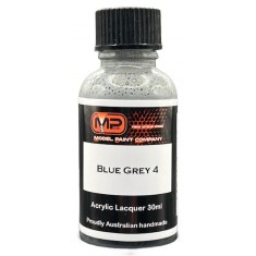 Acrylic Lacquer Paint - Blue Grey 4 Flat (30ml)