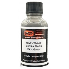 Acrylic Lacquer Paint - RAF/RAAF Extra Dark Sea Grey Gloss (30ml)