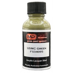 Acrylic Lacquer Paint - USMC Green FS34095 Flat (30ml)