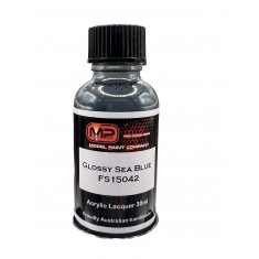 Acrylic Lacquer Paint - Glossy Sea Blue FS15042 (30ml)