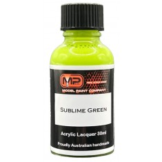 Acrylic Lacquer Paint - Sublime Green (30ml)