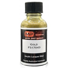 Acrylic Lacquer Paint - Gold FS17043 Flat (30ml)