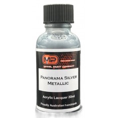 Acrylic Lacquer Paint - Panorama Silver Metallic (30ml)