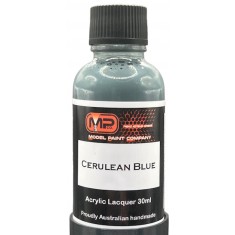 Acrylic Lacquer Paint - Cerulean Blue (30ml)