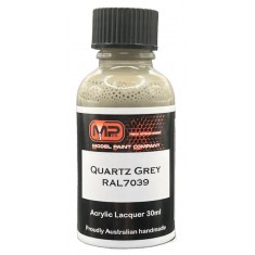 Acrylic Lacquer Paint - Quartz Grey RAL7039 Flat (30ml)
