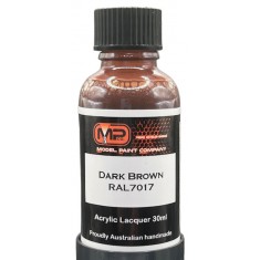 Acrylic Lacquer Paint - Dark Brown RAL7017 (30ml)