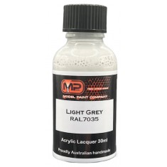 Acrylic Lacquer - Light Grey RAL7035 Flat (30ml)
