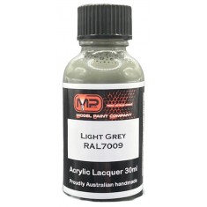 Acrylic Lacquer - Light Grey RAL7009 Flat (30ml)