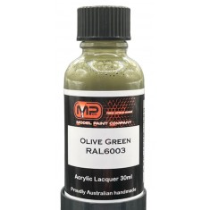 Acrylic Lacquer - Olive Green RAL6003 Flat (30ml)