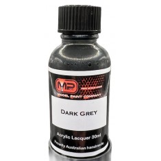 Acrylic Lacquer - Dark Grey Flat (30ml)