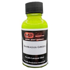 Acrylic Lacquer - Barbados Green (30ml)