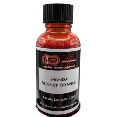 Acrylic Lacquer - Honda Sunset Orange (30ml)