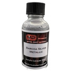 Acrylic Lacquer - Baroda Silver (30ml)