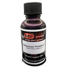 Acrylic Lacquer - Midnight Purple 1 (Dark Purple Metallic) (30ml)