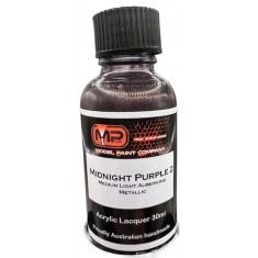 Acrylic Lacquer - Midnight Purple 2 (Medium Light Aubergine Metallic) (30ml)