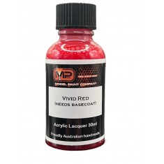 Acrylic Lacquer - Vivid Red (30ml)