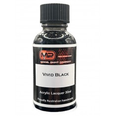 Acrylic Lacquer - Vivid Black (30ml)