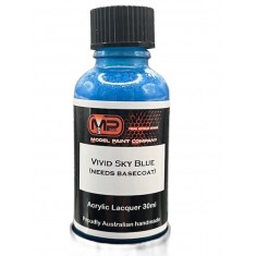 Acrylic Lacquer - Vivid Sky Blue (30ml)