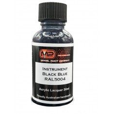 Acrylic Lacquer - Instrument Black Blue RAL5004 (30ml)