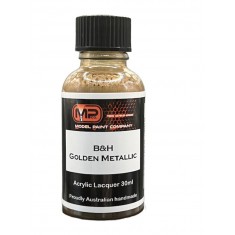 Acrylic Lacquer - B&H Golden Metallic (30ml)